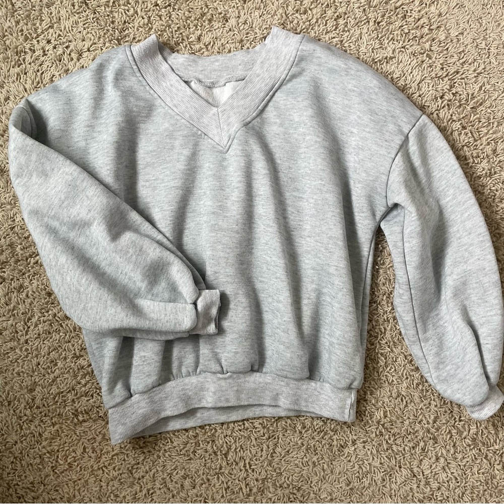 Vintage 90s V-Neck Cozy Sweatshirt